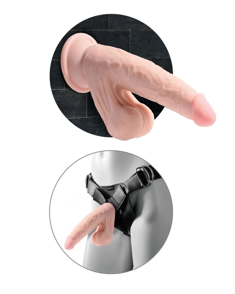 King Cock Gode Réaliste 3D Cock Swinging Balls 19 X 5.2 Cm 8 King Cock Gode Réaliste 3D Cock Swinging Balls 19 X 5.2 Cm – Image 6