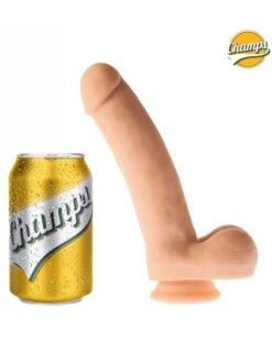 Gode Réaliste Curly Champs 16 X 4cm