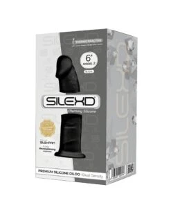 Gode Silexd Modèle 2 - 6" - 15 X 3.5cm Noir -Magasin De Jouets Sexuels gode silexd modele 2 6 15 x 35cm noir 1