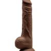 Gode Silexd Modèle 3 - 9.5" - 17 X 4.3cm Marron -Magasin De Jouets Sexuels gode silexd modele 3 95 17 x 43cm marron