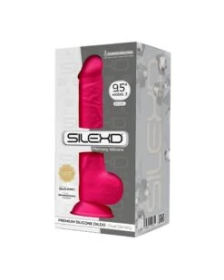 Gode Silexd Modèle 3 - 9.5" - 17 X 4.3cm Rose -Magasin De Jouets Sexuels gode silexd modele 3 95 17 x 43cm rose 1