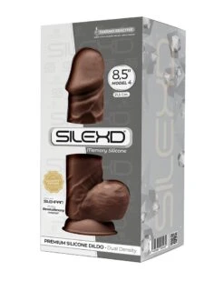 Gode Silexd Modèle 4 - 8.5" - 16 X 5cm Marron -Magasin De Jouets Sexuels gode silexd modele 4 85 16 x 5cm marron 1