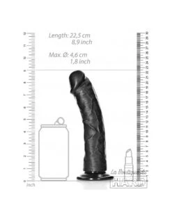 Gode Ventouse Curved RealRock 20 X 4.6cm Noir 16 Gode Ventouse Curved RealRock 20 X 4.6cm Noir -Magasin De Jouets Sexuels gode ventouse curved realrock 20 x 46cm noir 5