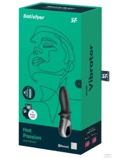 Gode Vibrant Avec Poignée Hot Passion Satisfyer 9 X 3.5cm -Magasin De Jouets Sexuels gode vibrant avec poignee hot passion satisfyer 9 x 35cm 2