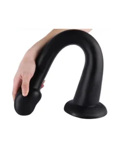 Gode Whale Dildo S 38 X 3.8cm - Pointe 3.5cm Noir -Magasin De Jouets Sexuels gode whale dildo s 38 x 38cm pointe 35cm noir 1