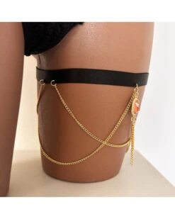 Jarretière Bijou Chaînettes Ajustable -Magasin De Jouets Sexuels jarretiere bijou chainettes ajustable 2