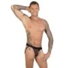 Jockstrap Tulle Transparent Motifs Géométriques - Eros Veneziani 2 Jockstrap Tulle Transparent Motifs Géométriques - Eros Veneziani -Magasin De Jouets Sexuels jockstrap tulle transparent motifs geometriques eros veneziani