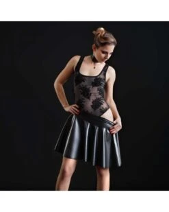 Jupe Courte En Faux Cuir 'Kat' - Patrice Catanzaro -Magasin De Jouets Sexuels jupe courte en faux cuir kat patrice catanzaro 2