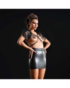 Jupe En Faux Cuir 'Reglisse' - Patrice Catanzaro 9 Jupe En Faux Cuir 'Reglisse' - Patrice Catanzaro -Magasin De Jouets Sexuels jupe en faux cuir reglisse patrice catanzaro 3