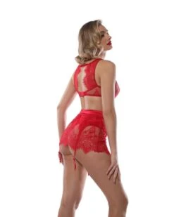 Jupe Porte-Jarretelles En Dentelle Et Satin 'Black Swan' - Jolidon -Magasin De Jouets Sexuels jupe porte jarretelles en dentelle et satin black swan jolidon 3