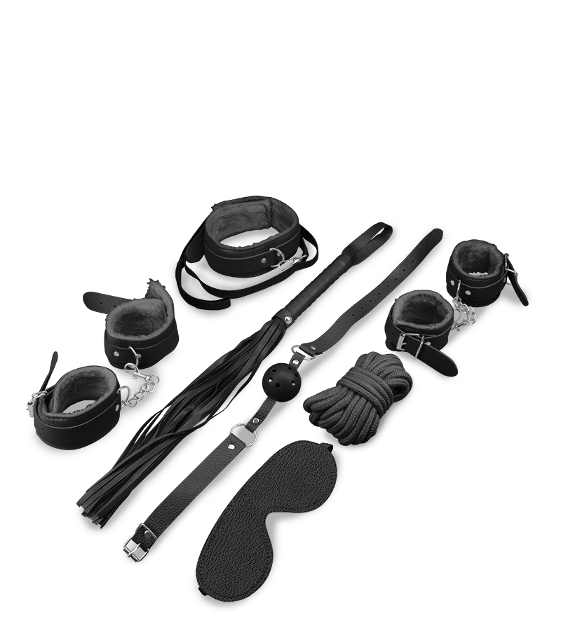 Kit BDSM Bondage 8 Pièces 3 Kit BDSM Bondage 8 Pièces