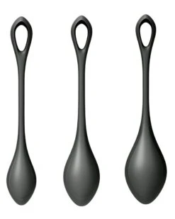 Satisfyer Kit D'entraînement Boules De Geisha YONI POWER 2 Noir -Magasin De Jouets Sexuels kit d entrainement boules de geisha yoni power 2 noir 3