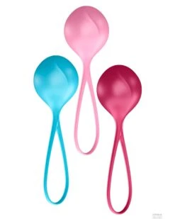 Satisfyer Kit De 3 Boules De Geisha - 3.8 Cm