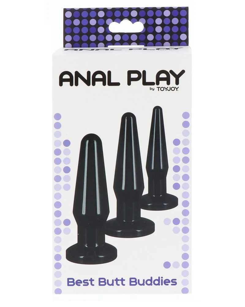 Lot De 3 Plugs Best Butt Noirs 4 Lot De 3 Plugs Best Butt Noirs â Image 2