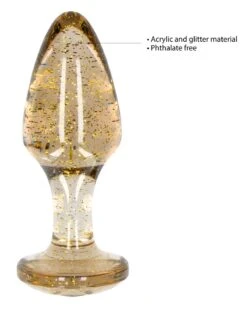 Ouch! Lot De 3 Plugs Glitter Or 14 Ouch! Lot De 3 Plugs Glitter Or -Magasin De Jouets Sexuels lot de 3 plugs glitter or 2