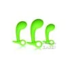 Lot De 3 Plugs Prostatiques Phosphorescents Glow Silicone -Magasin De Jouets Sexuels lot de 3 plugs prostatiques phosphorescents glow silicone