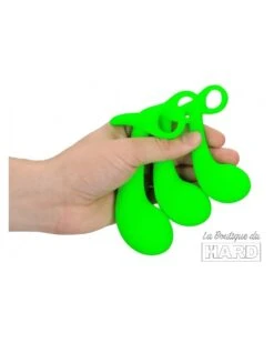 Lot De 3 Plugs Prostatiques Phosphorescents Glow Silicone -Magasin De Jouets Sexuels lot de 3 plugs prostatiques phosphorescents glow silicone 3