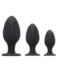 Ouch! Lot De 3 Plugs Silicone Diamond