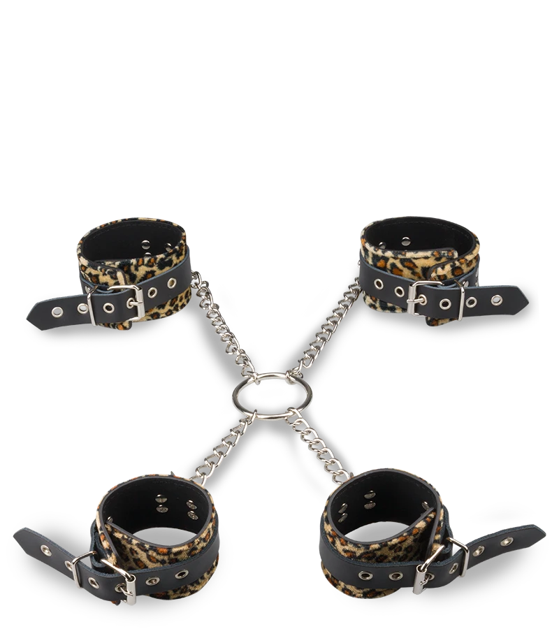 Menottes En Croix Chevilles Poignets 3 Menottes En Croix Chevilles Poignets