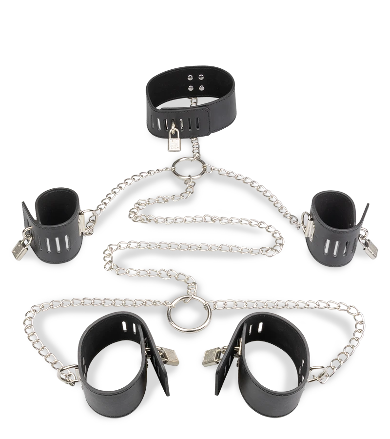 Menottes En Croix Et Collier Soumission 4 Menottes En Croix Et Collier Soumission – Image 2