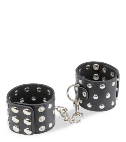 Menottes Poignets Cuir Noir Rivets 9 Menottes Poignets Cuir Noir Rivets -Magasin De Jouets Sexuels menottes poignets cuir noir rivets 4