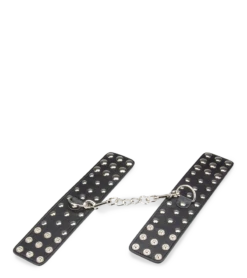 Menottes Poignets Cuir Noir Rivets 11 Menottes Poignets Cuir Noir Rivets -Magasin De Jouets Sexuels menottes poignets cuir noir rivets 6