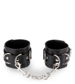 Menottes Poignets Similicuir 3 Anneaux 9 Menottes Poignets Similicuir 3 Anneaux -Magasin De Jouets Sexuels menottes poignets similicuir 3 anneaux 4