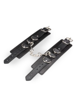 Menottes Poignets Similicuir 3 Anneaux 12 Menottes Poignets Similicuir 3 Anneaux -Magasin De Jouets Sexuels menottes poignets similicuir 3 anneaux 7