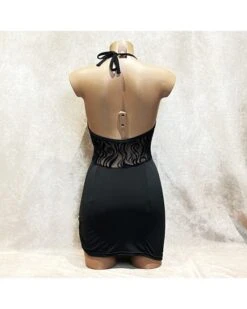 Mini Robe Dos Nu ‘Tulle Et Velours’ – OutX -Magasin De Jouets Sexuels mini robe dos nu tulle et velours outx 1