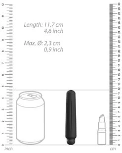 Mini Vibro Delia 12cm Noir -Magasin De Jouets Sexuels mini vibro delia 12cm noir 3