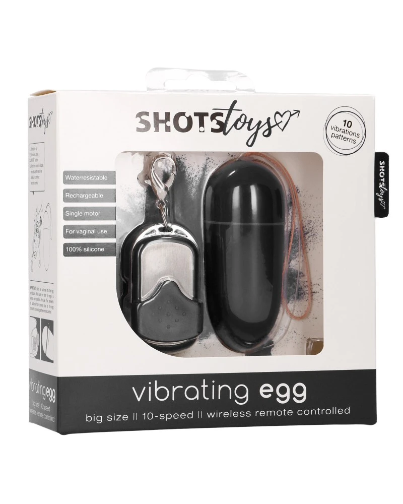 Shots Toys Oeuf Vibrant Big Egg Noir 4 Shots Toys Oeuf Vibrant Big Egg Noir – Image 2