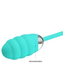 Pretty Love Oeuf Vibrant Sans Fil FRANKLIN - Turquoise -Magasin De Jouets Sexuels oeuf vibrant sans fil franklin turquoise 4