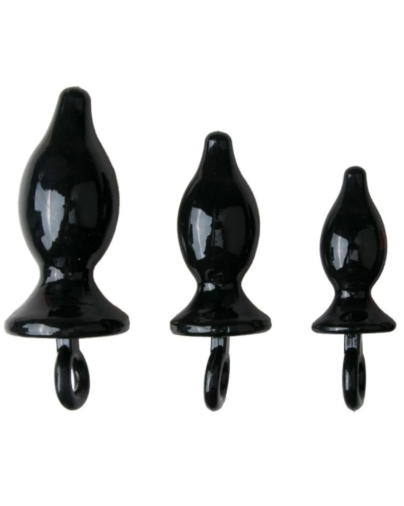 You2Toys Pack De 3 Plugs Tet Ass Noirs 3 You2Toys Pack De 3 Plugs Tet Ass Noirs