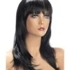 Perruque Kate Brune - Coupe Longue Effilée Avec Frange - World Wigs 2 Perruque Kate Brune - Coupe Longue Effilée Avec Frange - World Wigs -Magasin De Jouets Sexuels perruque kate brune coupe longue effilee avec frange