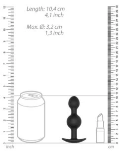 Plug à Bille Sono N°90 - 9.5 X 3.2cm -Magasin De Jouets Sexuels plug a bille sono n90 95 x 32cm 4