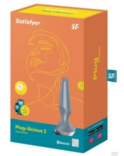 Plug Anal Vibrant Connecté Ilicious 2 Satisfyer 10 X 3cm Gris -Magasin De Jouets Sexuels plug anal vibrant connecte ilicious 2 satisfyer 10 x 3cm gris 2