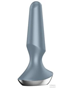 Plug Anal Vibrant Connecté Ilicious 2 Satisfyer 10 X 3cm Gris -Magasin De Jouets Sexuels plug anal vibrant connecte ilicious 2 satisfyer 10 x 3cm gris 4