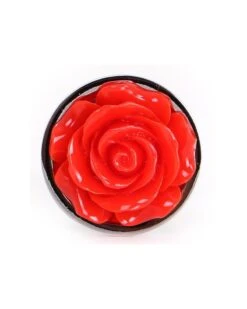 Plug Bijou Anal Alu Avec Rose 6 X 2.8 Cm -Magasin De Jouets Sexuels plug bijou anal alu avec rose 6 x 28 cm 5