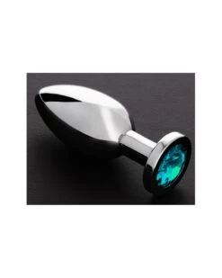 Plug Bijou Anal Butty L 9 X 3.8cm Bleu Clair