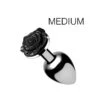 Plug Bijou Avec Rose Noire - 7.5 X 3.4 Cm MEDIUM 1 Plug Bijou Avec Rose Noire - 7.5 X 3.4 Cm MEDIUM -Magasin De Jouets Sexuels plug bijou avec rose noire 75 x 34 cm medium