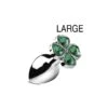 Plug Bijou Lucky Gem Trèfle 9 X 4 Cm 2 Plug Bijou Lucky Gem Trèfle 9 X 4 Cm -Magasin De Jouets Sexuels plug bijou lucky gem trefle 9 x 4 cm