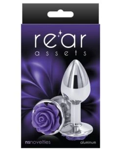 Plug Bijou Rear S 6 X 2.7cm Argenté-Violet -Magasin De Jouets Sexuels plug bijou rear s 6 x 27cm argente violet 1