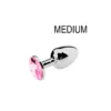 Plug Bijou Strass Rose - MEDIUM 7 X 3.4cm 2 Plug Bijou Strass Rose - MEDIUM 7 X 3.4cm -Magasin De Jouets Sexuels plug bijou strass rose medium 7 x 34cm