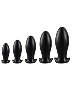 Plug Drakar Egg S 10 X 4.5cm Noir -Magasin De Jouets Sexuels plug drakar egg s 10 x 45cm noir 2