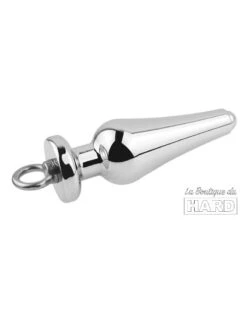 Plug En Métal Avec Anneau Hollow Screw 11.5 X 4.3cm -Magasin De Jouets Sexuels plug en metal avec anneau hollow screw 115 x 43cm 3