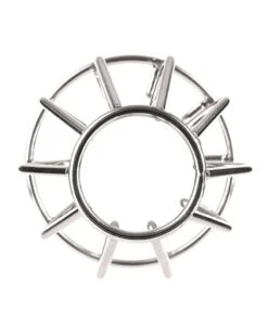 Plug En Métal Hollow Flat L 11 X 8.4cm -Magasin De Jouets Sexuels plug en metal hollow flat l 11 x 84cm 4