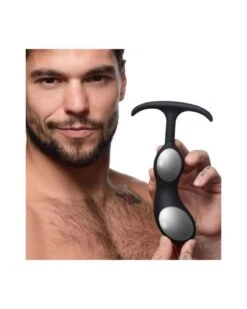 Plug En Silicone Hitters Duo L 17 X 4.6cm - Poids 340g -Magasin De Jouets Sexuels plug en silicone hitters duo l 17 x 46cm poids 340g 2