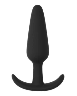 Shots Toys Plug En Silicone Slim Butt 7.5 X 2cm Noir