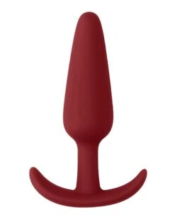 Shots Toys Plug En Silicone Slim Butt 7.5 X 2cm Rouge