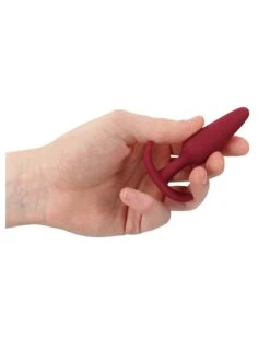 Shots Toys Plug En Silicone Slim Butt 7.5 X 2cm Rouge -Magasin De Jouets Sexuels plug en silicone slim butt 75 x 2cm rouge 4